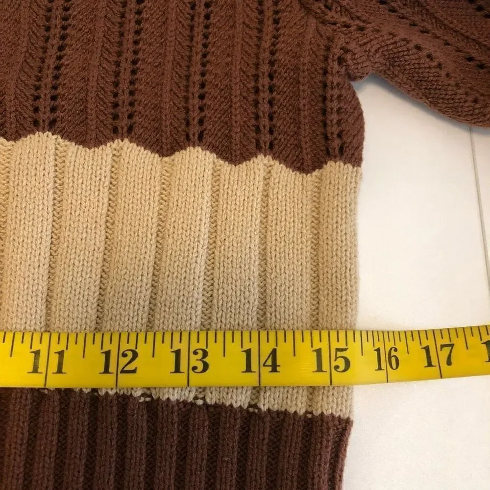 Calligraphie Mixed Stitch Puff Slv Light Academia, Elevated Indie Cropped Swtr S